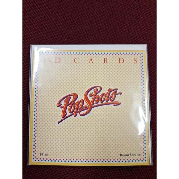 PopShots Room Service 3D Greeting Card Collectible Unopened Vintage 1981 Delight - Picture 3 of 4